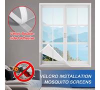 Window Mosquito Net Self Adhesive Insect Screen Summer Protection