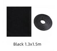 Window Net Protection Mesh, 130x150 cm or 150x200 cm, DIY Indoor Fly Screen for Windows, Anti-Insect Mesh Barrier, Easy-Cut & Reusable, Home and Office Use(Black 1.3 * 1.5m)
