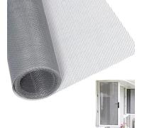 Window Netting for Insects - 250cm x 120cm Fly Screen Mesh for Windows & Doors, 1.6mm x 1.6mm Fine Mesh, Durable & Breathable Insect Net, Easy to Cut DIY Mosquito Screen, Keep Flies & Bugs Out, Grey
