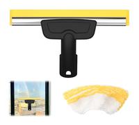 Window Nozzle for Kärcher Steam Cleaner with Microfibre Cloth Set | Compatible with Karcher SC1 SC2 SC3 SC4 SC5 SC7 steam cleaner replacement accessories streak-free cleaning of glass windows