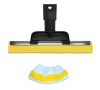 Window Nozzle for Kärcher Steam Cleaner with Microfibre Cloth Set, Steam Cleaner Window Nozzle for Kärcher SC1/SC2/SC3/SC4/SC5/SC7/CTK10/CTK20 Replacement Accessories, Streak-free Cleaning of Glass