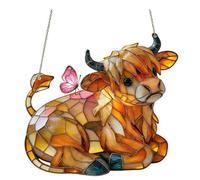 Window Ornaments Cowherd Window Sunshade Sunlight Charm to Your Space It Is Perfect for Those Who Unique and Whimsical Home.