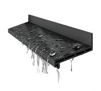 Window Outer Edge Weather Bar, Self-Adhesive Rubber Weather Strip 135° Angle Seal for Windows Doors Cars Multiple Sizes(Width -5.6cm,330cm)