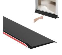 Window Outer Edge Weather Bar, Self Adhesive Rubber Weather Stripping Rain Guard for Windows Vehicles Multiple Sizes(4.5cmx2.5M)