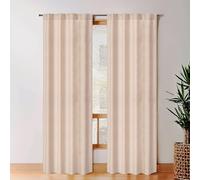 Window Panels Curtain in Cotton/Linen Fabric 127x244 cm Linen, Set of 2,Farmhouse Curtain, Tab Top Curtains, Room Darkening Drapes, Curtains For Bedroom, Curtains For Living Room, Curtains