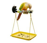 Window Perch For Birds | Natural Wood Bird Ṕerch | Suction Cup B́ird Ṕerch | Parrot Ṕ̀érch Stand | B́ird Shower P̀̃èrch | Śuction Çup Interactive Toy | Fo.r Parakeet Cockatiel Conure Parrots Lovebi