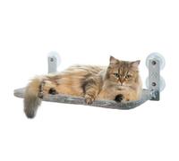 Window Perch for Cats - Foldable Cat Hammock,Suction Cups Glow in the Dark Seat with Interactive Toys for Cozy Naps Birds Watching Quiet Relaxation Small Spaces Bedroom Living Room Near Window