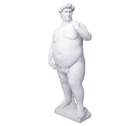 Window-pick David Resin Statue - Greek Michelangelos David Statue Fat David Statue Figurines Nude Replicas Sculpture Figurine, David Body Statue 4.33 Inch/5.91 Inch Tall