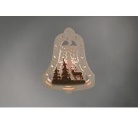 Window Picture Forest Scene Height Approx 28,5 CM New Christmas Star