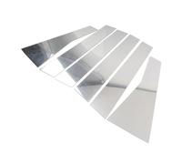 window pillar Compatible With CR-V 2017 2018 2019 2020 2021 2022 6PCS Car Exterior Sticker Pillar Post Set Door Window Middle Cover Trim Kit(Silver)