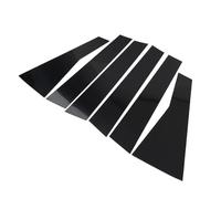 window pillar Compatible With CR-V 2017 2018 2019 2020 2021 2022 6PCS Car Exterior Sticker Pillar Post Set Door Window Middle Cover Trim Kit(Black)