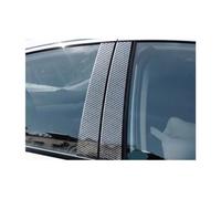 Window Pillar Garnish For Hyundai For Tucson 2015-2019 Car B C Pillar Middle Central Column PC Window Trim Decoration Strip Protection Sticker 8 PCS(Carbon Fiber)