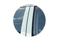 Window Pillar Garnish For Hyundai For Tucson 2016-2021 8PCS Glossy Black Pillar Post Window Door Cover Trim Decoration Stickers(Silver)