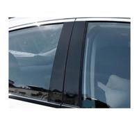 Window Pillar Garnish For Touran 2008-2015 8 PCS Car Stickers B C Pillar Middle Central Column Window Trim Decoration Protection(Black)