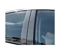 Window Pillar Garnish For Touran 2008-2015 8 PCS Car Stickers B C Pillar Middle Central Column Window Trim Decoration Protection(Carbon fibre)