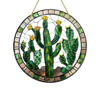 Window Plant Sun Catcher - Acrylic Window Decor Ornament - Window Decoration Ornament, Stained Acrylic Sun Catcher Decoration for Home, Window Art Decor