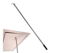 Window Pole Opener and Loft Ladder Pole with Hook, 40in Attic Ladders Pull Down Hook Stick, Stainless Steel Hooks and Poles for Sash or Veluxs Window, Attic, Loft Hatch, Blinds