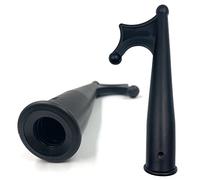 Window Pole Opener Hook, Durable Plastic Loft Hatch, and Ladder Pole Hook that Fits in Screw Thread Metal Rod, Skylight Opening Pole Hook for Blinds, Sash, or Velux Windows (Window Hook Only)