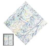 Window Privacy Film - Decorative Non-Adhesive Coating - Electrostatic Adhesive Window Film | for Home Apartment Dorm Bathroom Kitchen Bedroom Toilet