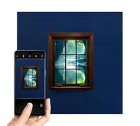 Window Prop for Photography - Handheld Framing Tool | Window Frame Picture Prop for Capturing Perspective, Outdoor Landscape, Vacation Studio, Mountain Top, Filming Accessory for Artists Trav