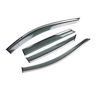 Window Rain Eyebrow 4x Fit For Volkswagen VW Golf Sportsvan SV 2015~2020 Rain Eyebrow Smoke Wind Guard Cover(Transparent)