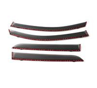 Window Rain Eyebrow Fit For Mazda 6 MK2-GH1 2007 2008 2009 2010 2011 2012 2013 Window Visor Car Window Guard Sun Wind Rain Shield(Chrome Strip-carbon)