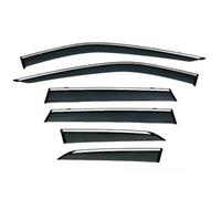 Window Rain Eyebrow Fit For X-TRAIL Rogue Window Visor Weather Shield Side Window Deflector Car Windshield Weather Shield(D)