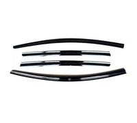 Window Rain Guard 4PCS Window Visors Shade Rain Guard Brow Tuning Styling Wide Body Kit For Tesla For Model Y 2019-2023 External Fitting Cover