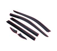 Window Rain Guard Visor Compatible with Toyota RAV4 2019-2022 1 Set 6Pcs Wind Guards Shade Vent Deflector PMMA Material