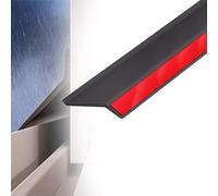 Window Rain Stopper,Multifunctional Self-Adhesive Window Rain Strips - 132FT Rubber Drip Guard for Door Sills, Bendable Rain Deflector to Stop Water Leakage and Protect Your Home