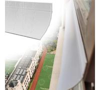 Window Rain Stopper,Self-Adhesive Rain Drip Guard for Exterior Doors & Windows, 9 Pcs Weather Stripping Sill Deflector, 3.6in Wide Outdoor Water Barrier to Stop Rain Leakage