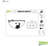 VALEO 850016 Window regulator