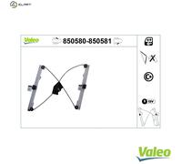VALEO 850580 Window regulator