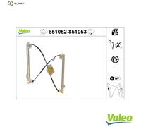 VALEO 851052 Window Regulator VALEO WINDOW REGULATOR Fitting side [Text]: Confort [Text]: Function type [Text] : Technology [Text]: