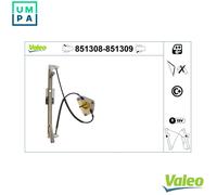 851308 Window Regulator Left Rear Fits VW Golf 7 Estate Alltrack 7 Estate Valeo