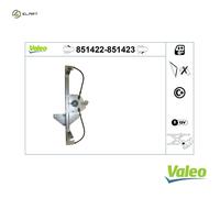 VALEO 851422 Window regulator