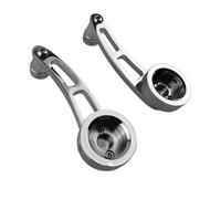 Window Regulator Car 2Pcs Aluminum Alloy Car Window Close Hand Crank Handle Winder Riser Replacement Manual Auto Closer For Older Front Driver Side