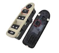 Window Regulator Switch For Citroen C5 Electric Window Control Switch Electric Glass Lifter Button 96644915 96644915XT Car Accessories(Nofolding-Beige)