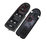 Window Regulator Switch For Citroen C5 Electric Window Control Switch Electric Glass Lifter Button 96644915 96644915XT Car Accessories(Nofolding-Black)