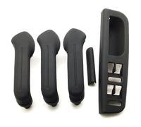 Window Regulator Switch, For VW, For Golf 4, For Jetta MK4, For BORA Auto Window Lift Button Control Panel Covers LHD Car Inner Door Handle Cover(1 Set Gray)(1 Set Black)