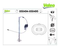 Window Regulator VALEO 850494 For RENAULT, OPEL, NISSAN, IVECO