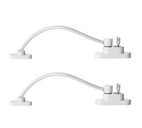 Window Restrictor Locks UPVC Window Restrictor Locks Baby Security Windows Restrictors with Screws & Keys Heavy Duty Safety Lock for Children Baby Pet (2Pcs)