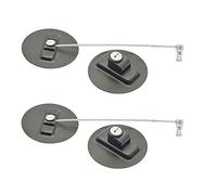 Window Restrictor,safety lock2 Pack Window Safety Locks Self Adhesive Window Cable Restrictor Locks Window Door Restrictor Security Lock With Keys And Screws For Child & Baby Safety Security Wire (5 S