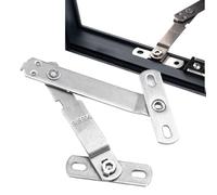Window Restrictors - Window Safety Locks, Door Opening Control Device, Restrictor Guard Stopper | Stainless Steel Restrictor Latch Guards Security for Wind Support House RV Patio Home Apartment