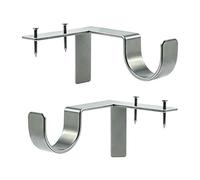 Window Rod Holders No Drilling Adjustable Single Nail Free Support