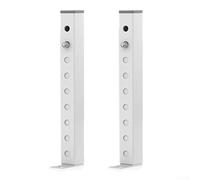 Window Safety Railing Adjustable for Sliding Windows, Constructed from Metal to Reliable Child and Pet Safety (2pcs 9.84in)