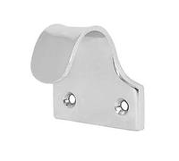 Window Sash Lift Finger Push/Pull Slide Grip Handle + Screws Hook Solid Victorian Vintage Old Style Fittings Handles 50mm Hook Top Quality Satin Chrome Finish Pack of 4