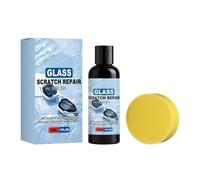 Window Scratch Remover | 30ml Window Restoration Liquid with Sponge | Glass Restoration Liquid | for Windshield Eyeglass Lens Mirror Automotive Sedan Truck Home Shower
