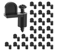 Window Screen Clip | 24 Pieces Window Screen Retainer Clips, Weather Resistant Tight Fit Storm Panel Hardware for Apartment Repair E