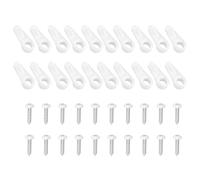 Window Screen Clips for 20-Piece Replacement Kit, ABS Screen Keepers | ABS, Impact-Resistant, Screw-Fastening, for Rooms & Kitchen, Daily Repair